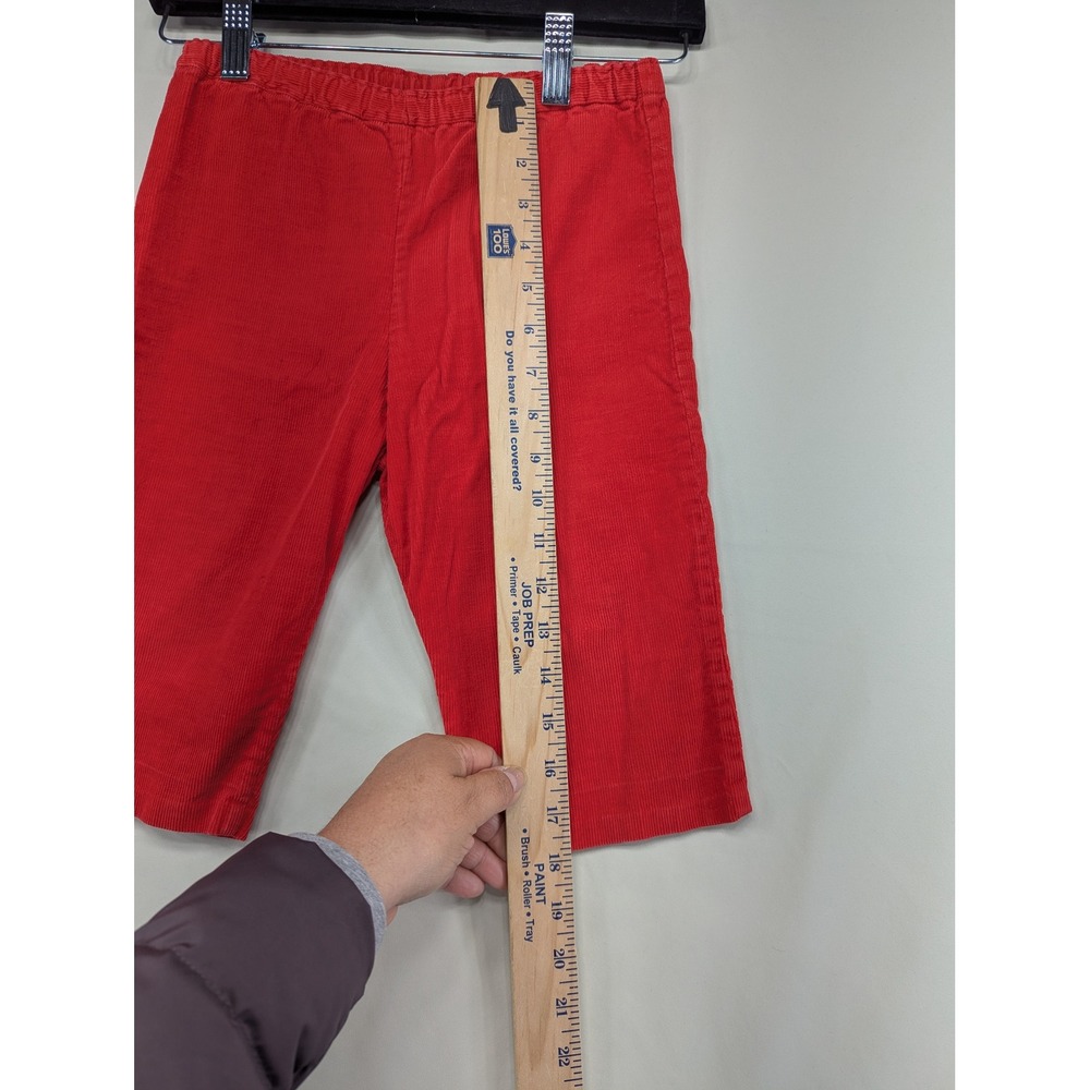 Vintage Red Corduroy Tunic and Pants Set 12 Months Holiday Retro Classic - Picture 7 of 9